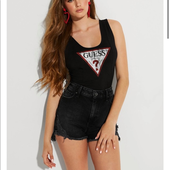 Guess Logo black bodysuit - Picture 3 of 4